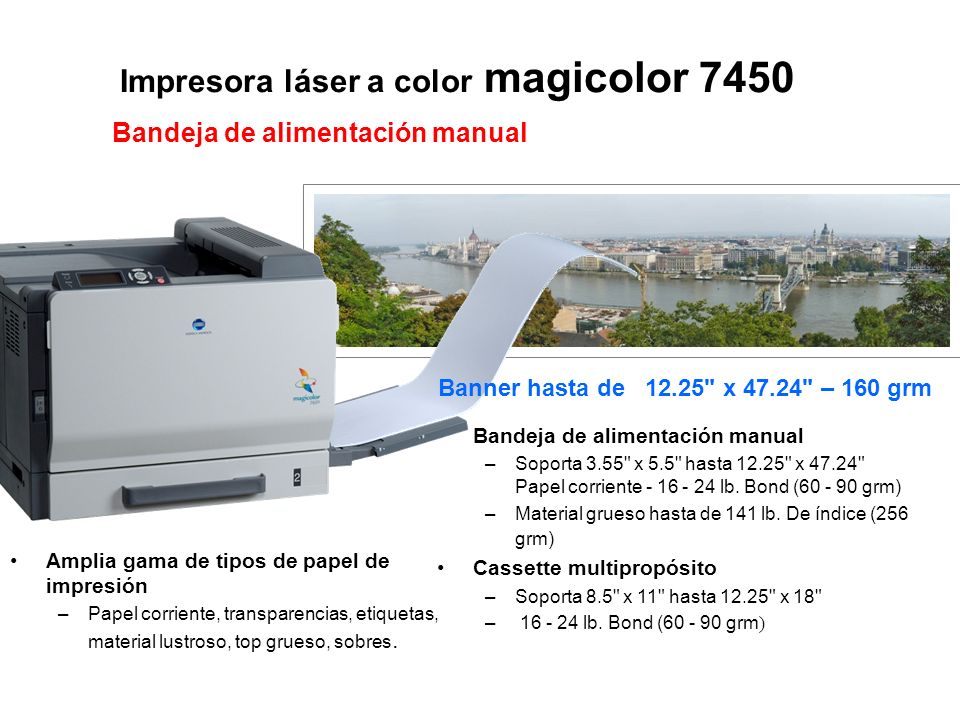 Impresora láser a color magicolor 7450
