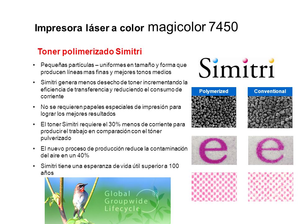 Impresora láser a color magicolor 7450