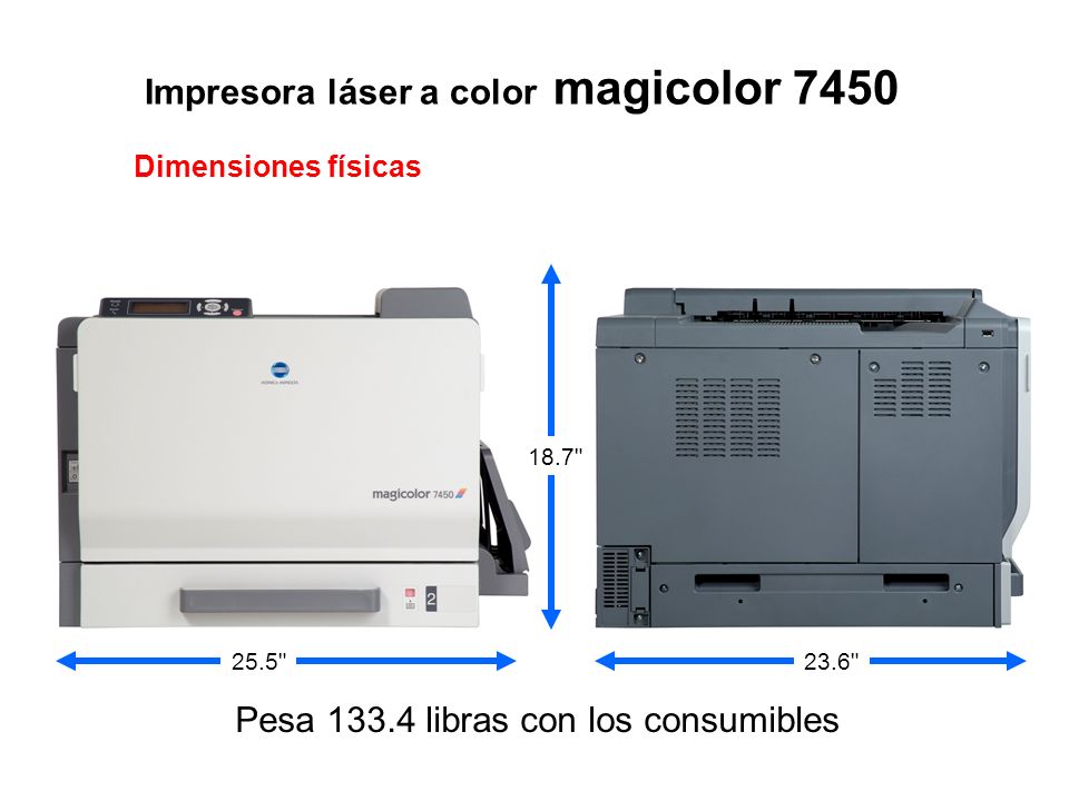 Impresora láser a color magicolor 7450