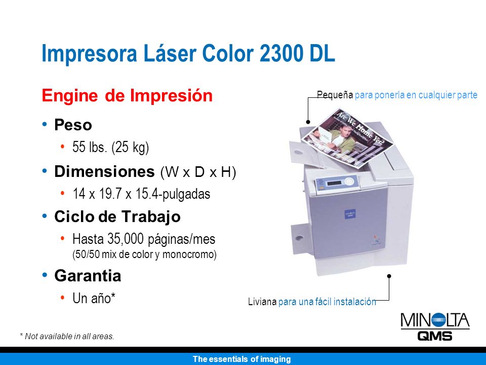 Impresora Láser Color 2300 DL