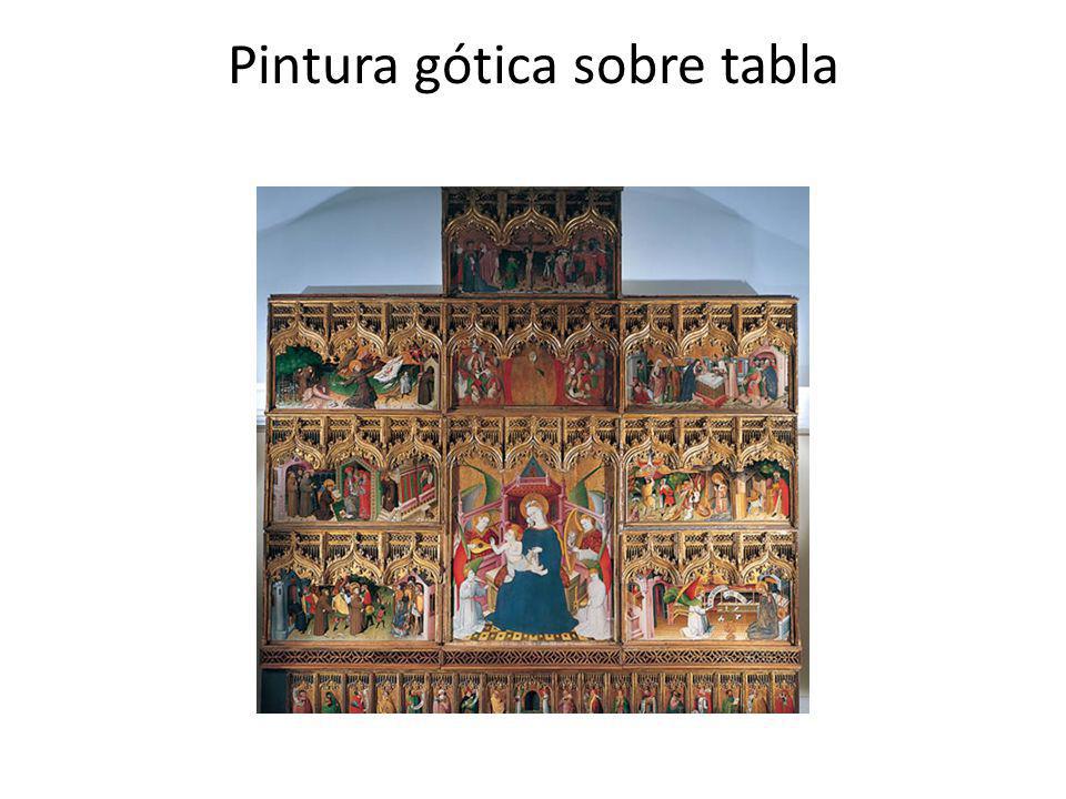 Pintura gótica sobre tabla