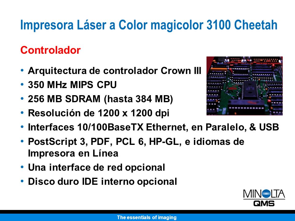 Impresora Láser a Color magicolor 3100 Cheetah