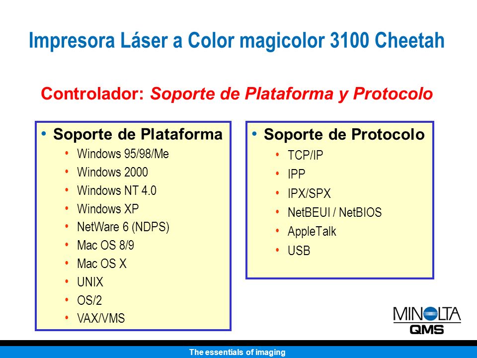 Impresora Láser a Color magicolor 3100 Cheetah