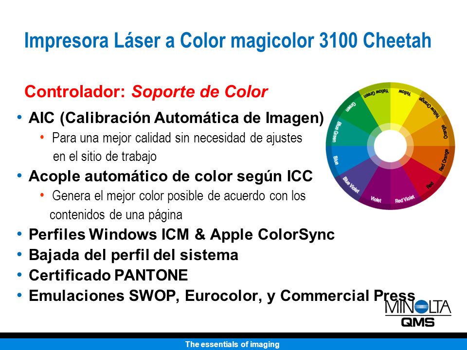 Impresora Láser a Color magicolor 3100 Cheetah