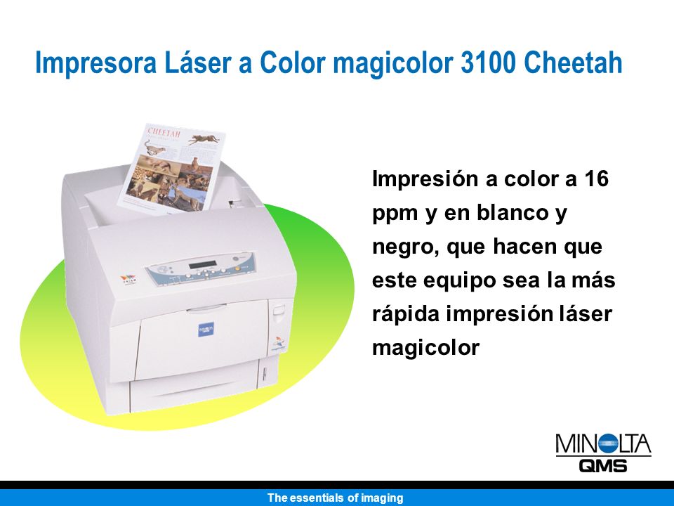 Impresora Láser a Color magicolor 3100 Cheetah