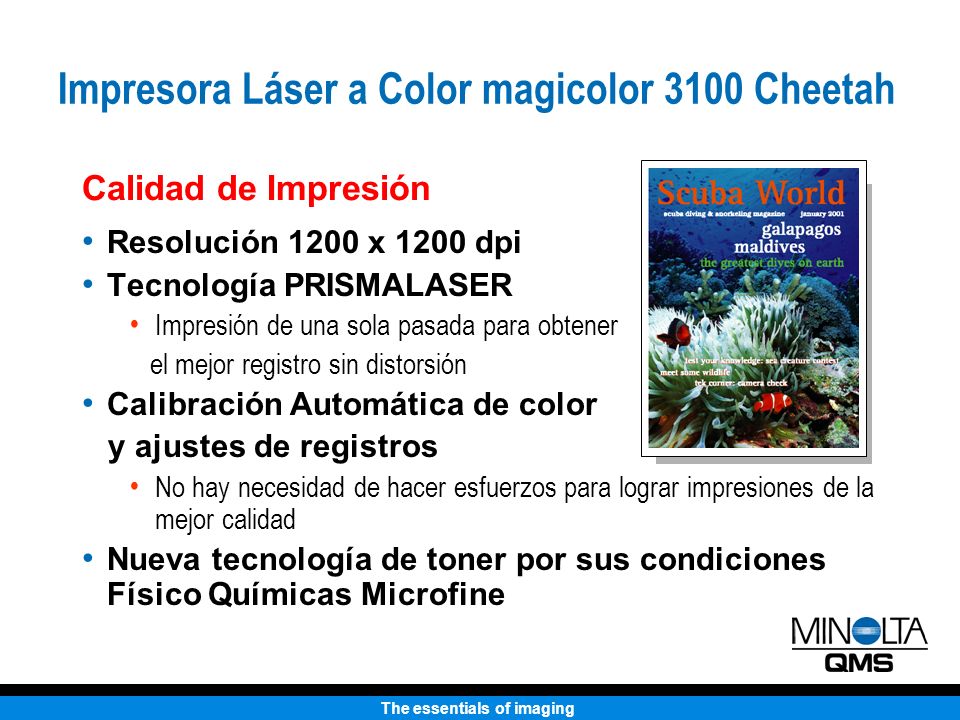 Impresora Láser a Color magicolor 3100 Cheetah