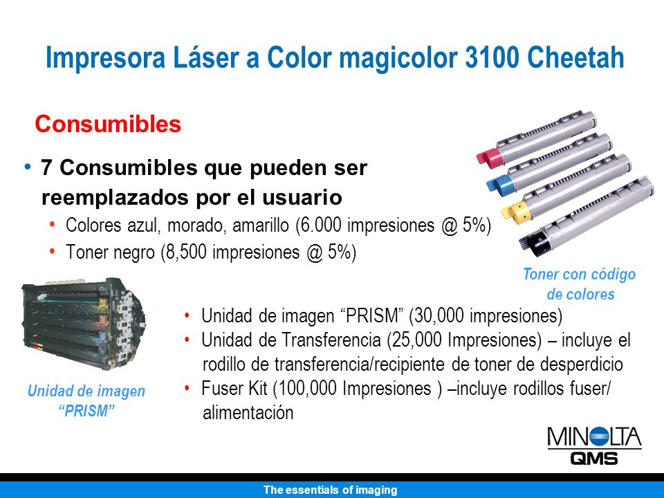 Impresora Láser a Color magicolor 3100 Cheetah
