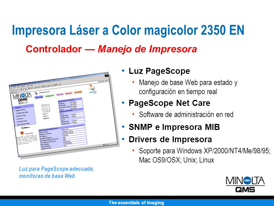 Impresora Láser a Color magicolor 2350 EN
