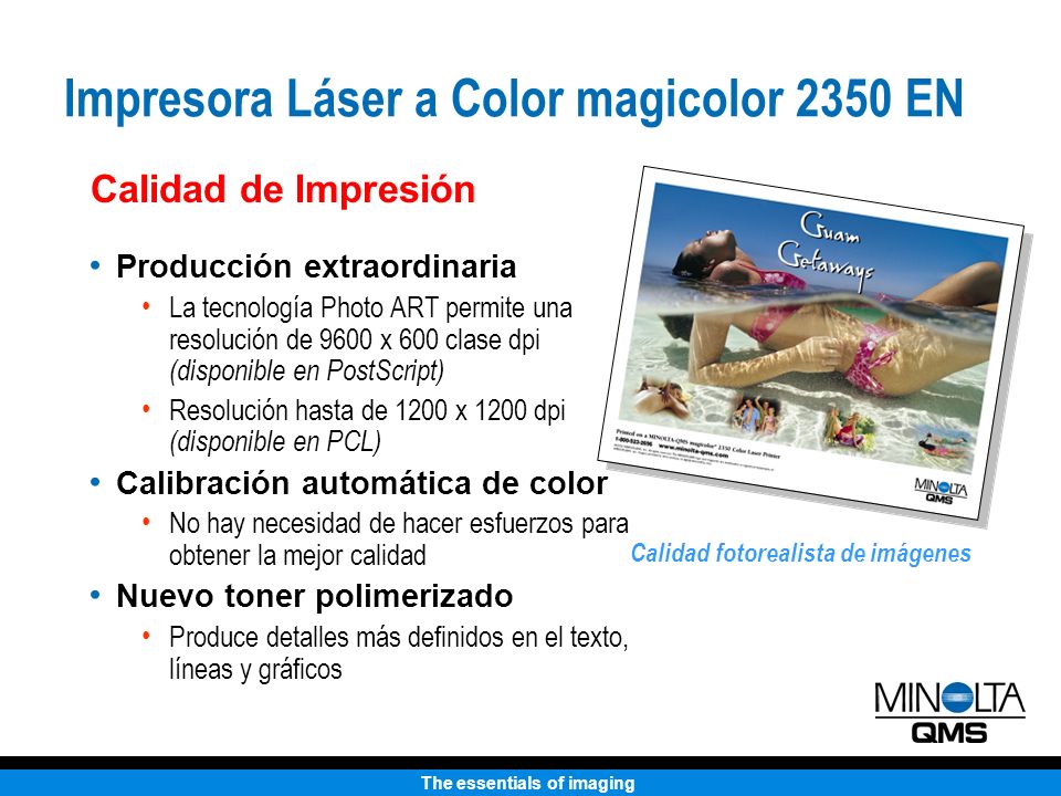 Impresora Láser a Color magicolor 2350 EN