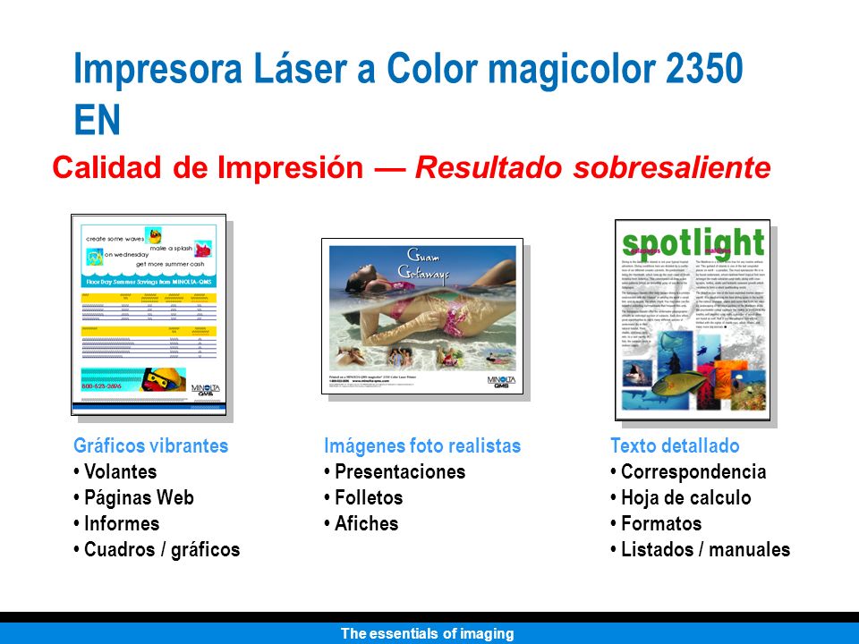 Impresora Láser a Color magicolor 2350 EN