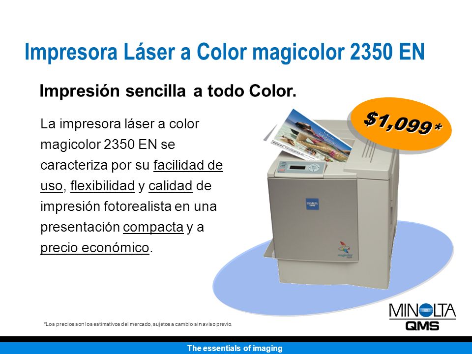 Impresora Láser a Color magicolor 2350 EN