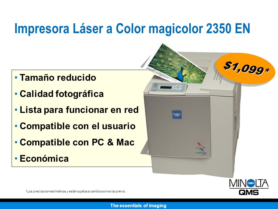 Impresora Láser a Color magicolor 2350 EN