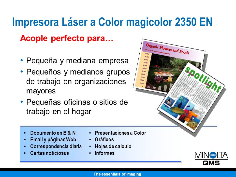 Impresora Láser a Color magicolor 2350 EN