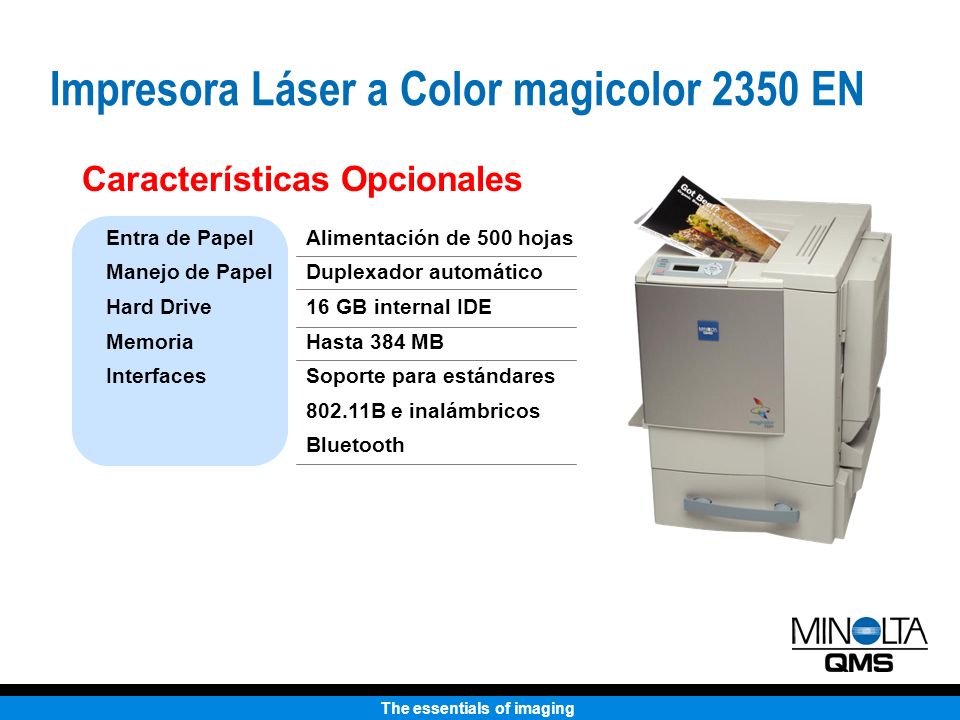 Impresora Láser a Color magicolor 2350 EN