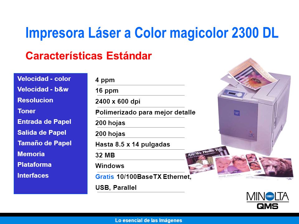 Impresora Láser a Color magicolor 2300 DL