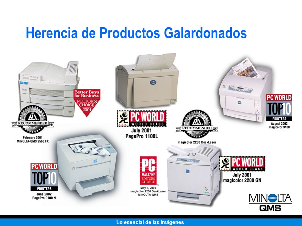 Herencia de Productos Galardonados