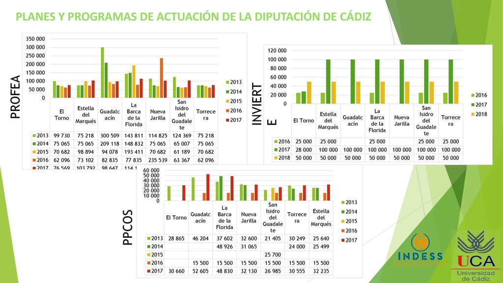 PLANES Y PROGRAMAS DE ACTUACIÓN DE LA DIPUTACIÓN DE CÁDIZ