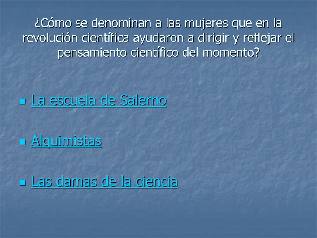 La escuela de Salerno Alquimistas Las damas de la ciencia