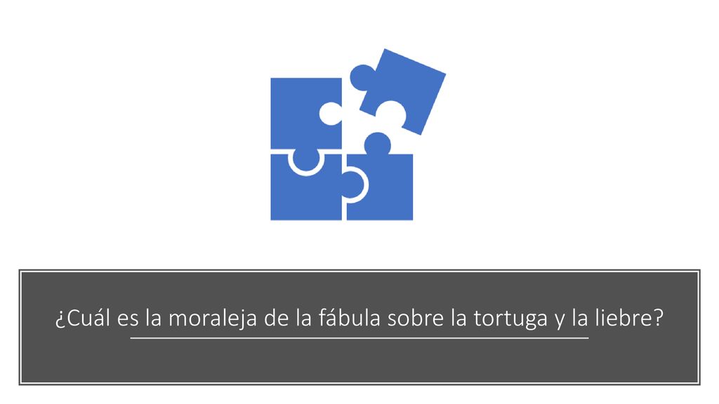 ¿Cuál es la moraleja de la fábula sobre la tortuga y la liebre