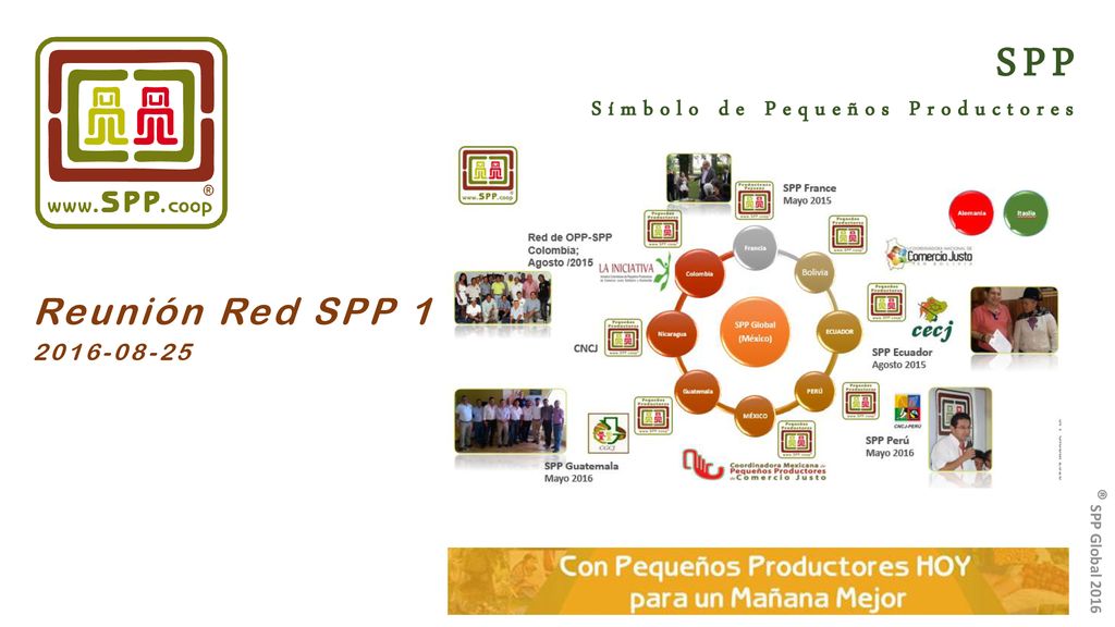 SPP Reunión Red SPP 1 Símbolo de Pequeños Productores