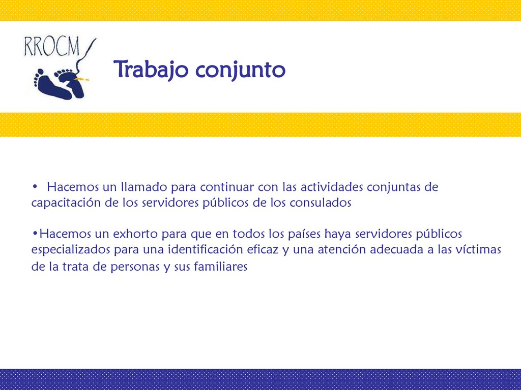 Trabajo conjunto Hacemos un llamado para continuar con las actividades conjuntas de capacitación de los servidores públicos de los consulados.