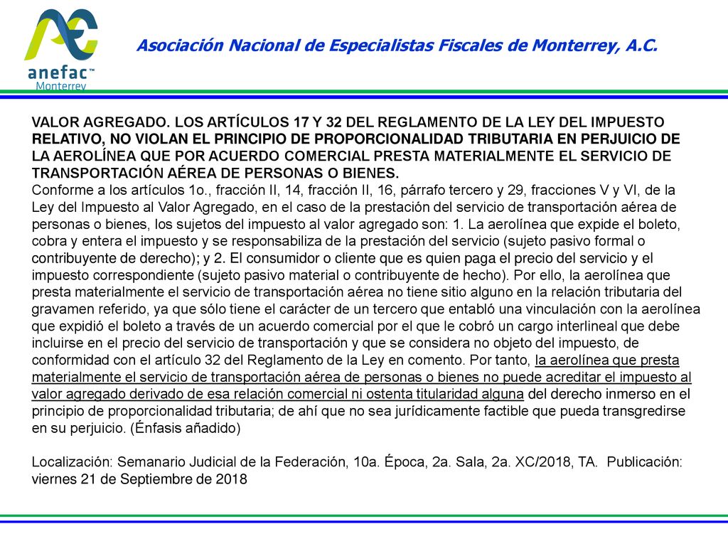 Asociación Nacional de Especialistas Fiscales de Monterrey, A.C.