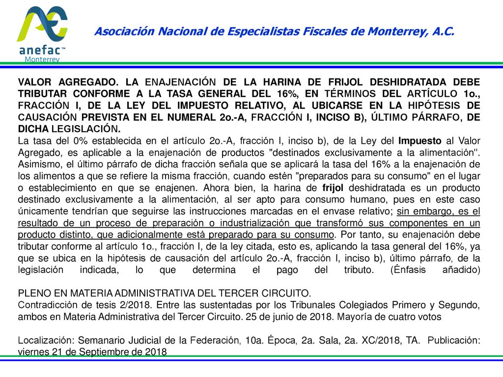 Asociación Nacional de Especialistas Fiscales de Monterrey, A.C.