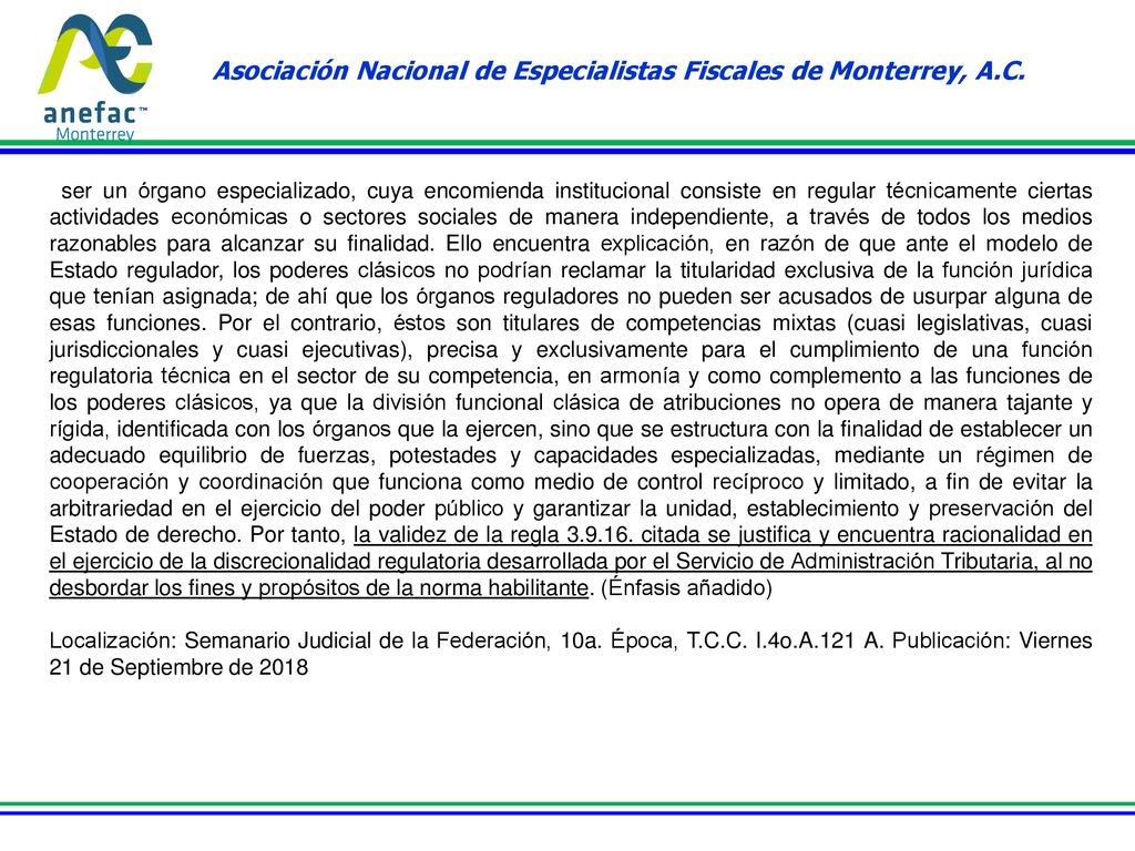 Asociación Nacional de Especialistas Fiscales de Monterrey, A.C.
