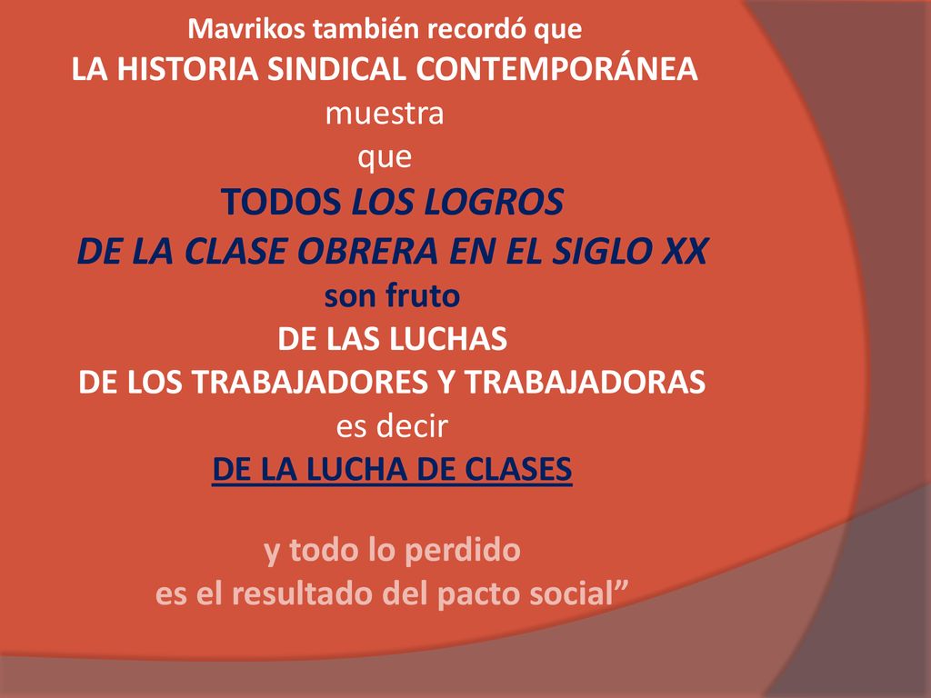 TODOS LOS LOGROS DE LA CLASE OBRERA EN EL SIGLO XX