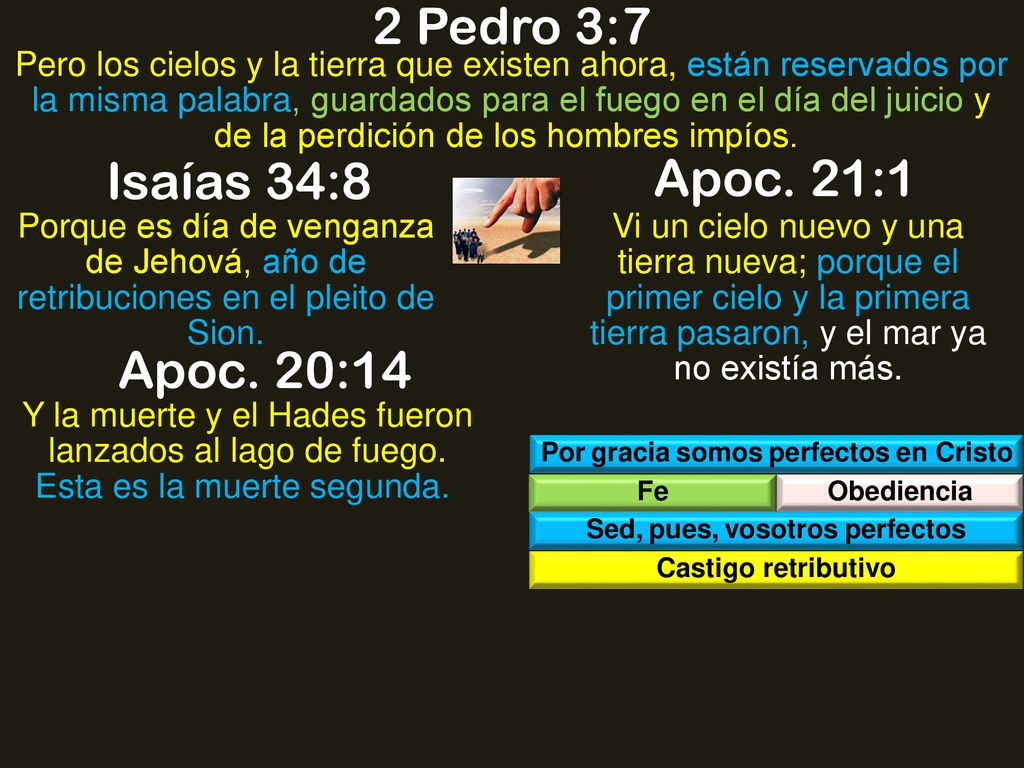 Por gracia somos perfectos en Cristo Sed, pues, vosotros perfectos