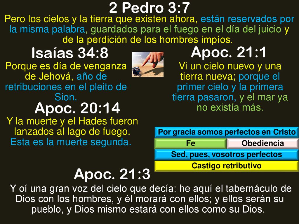 Por gracia somos perfectos en Cristo Sed, pues, vosotros perfectos