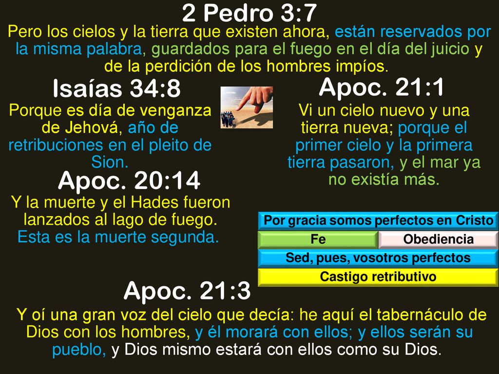 Por gracia somos perfectos en Cristo Sed, pues, vosotros perfectos