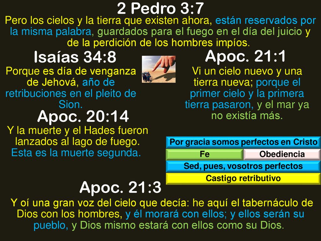 Por gracia somos perfectos en Cristo Sed, pues, vosotros perfectos