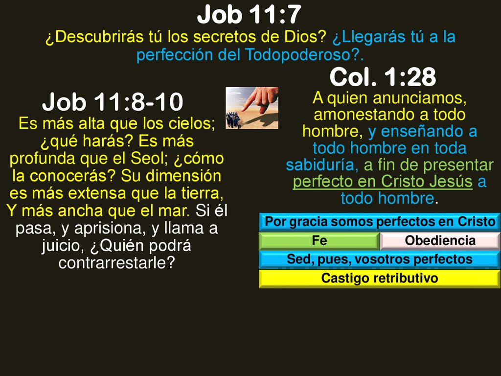 Por gracia somos perfectos en Cristo Sed, pues, vosotros perfectos