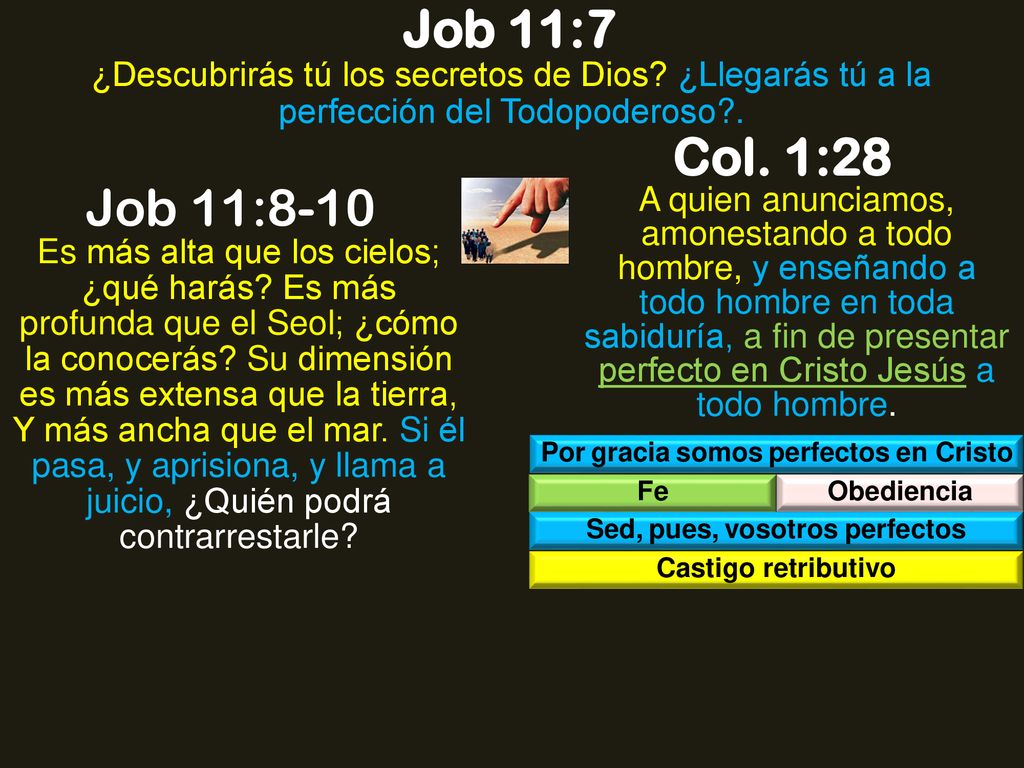 Por gracia somos perfectos en Cristo Sed, pues, vosotros perfectos