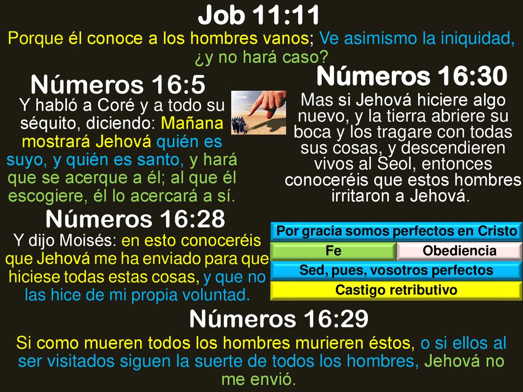 Por gracia somos perfectos en Cristo Sed, pues, vosotros perfectos
