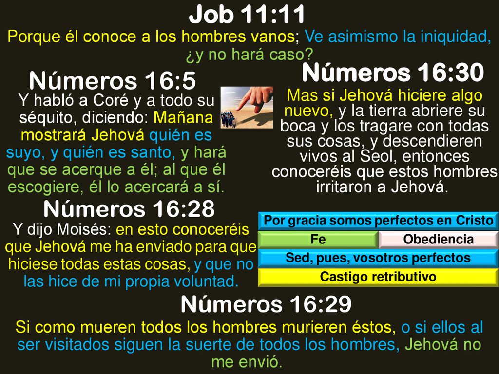 Por gracia somos perfectos en Cristo Sed, pues, vosotros perfectos