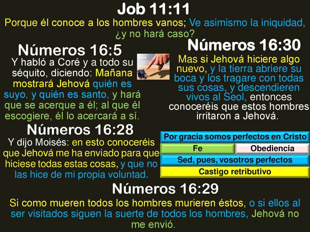 Por gracia somos perfectos en Cristo Sed, pues, vosotros perfectos