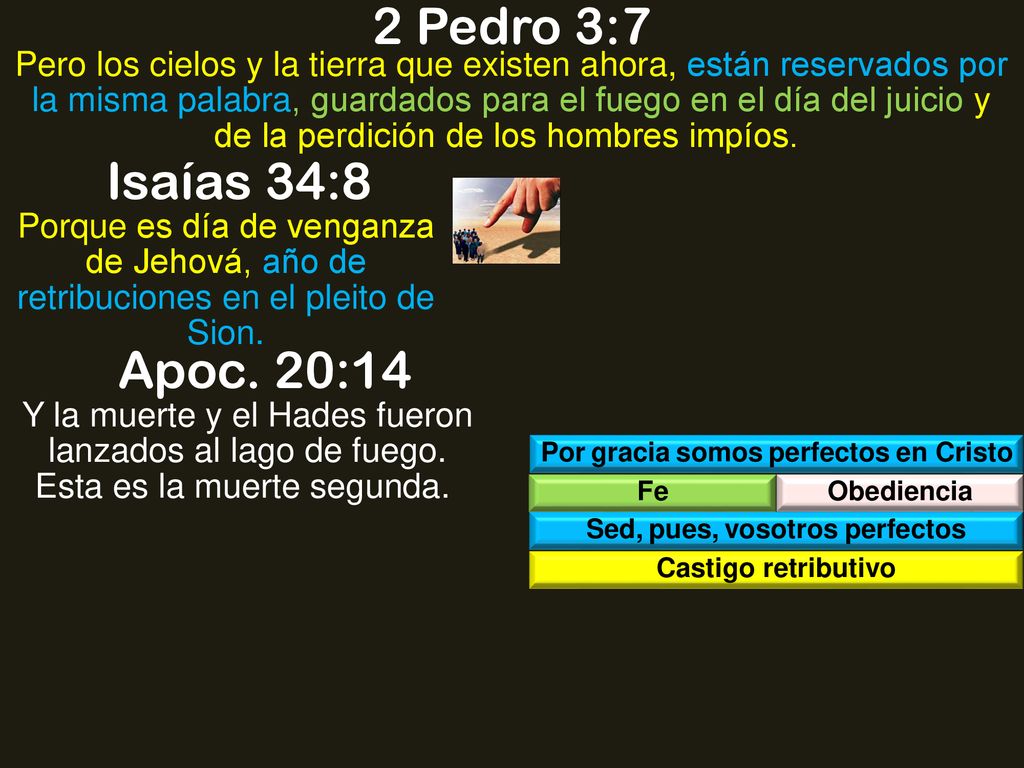 Por gracia somos perfectos en Cristo Sed, pues, vosotros perfectos