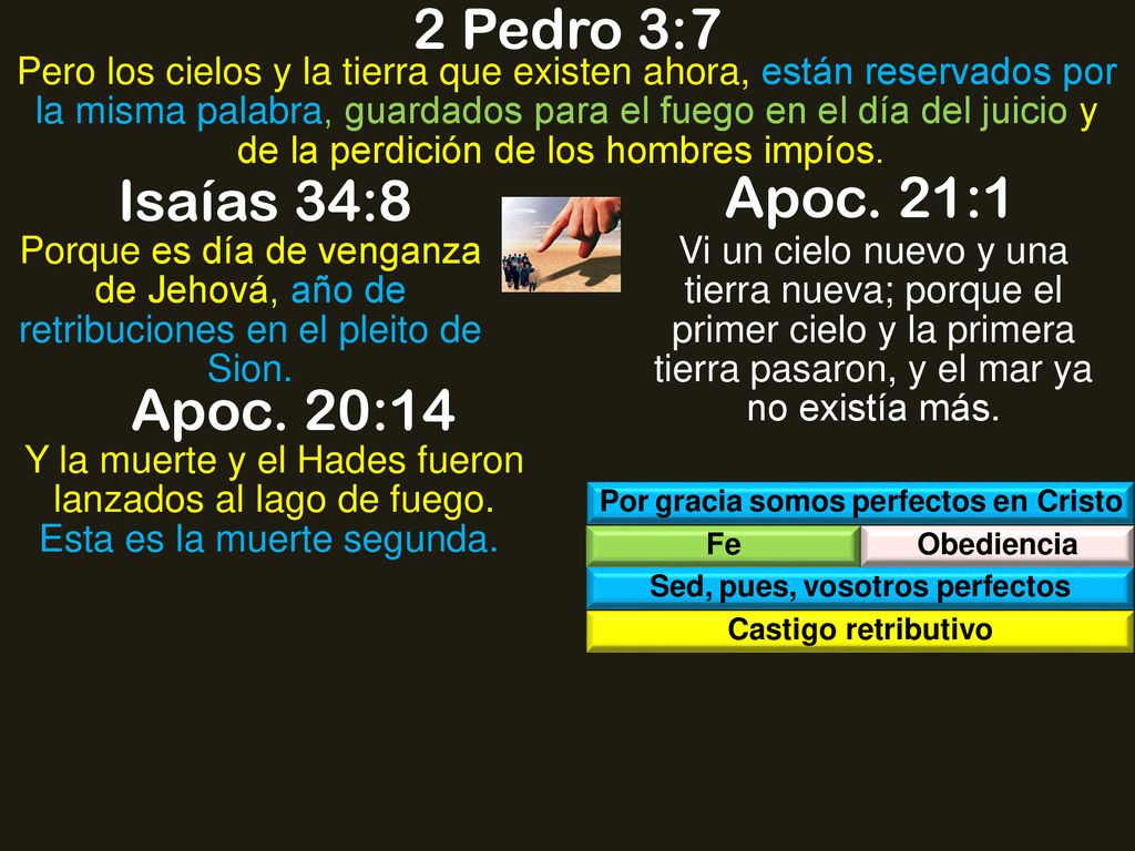 Por gracia somos perfectos en Cristo Sed, pues, vosotros perfectos