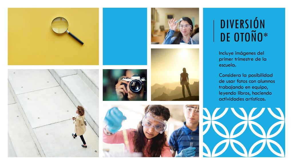Diversión de otoño* Incluye imágenes del primer trimestre de la escuela.