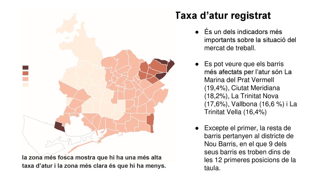 Taxa d’atur registrat És un dels indicadors més importants sobre la situació del mercat de treball.