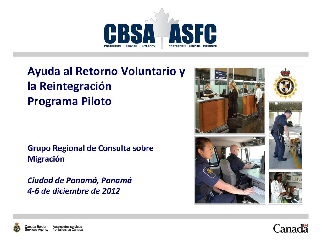 Ayuda al Retorno Voluntario y la Reintegración Programa Piloto