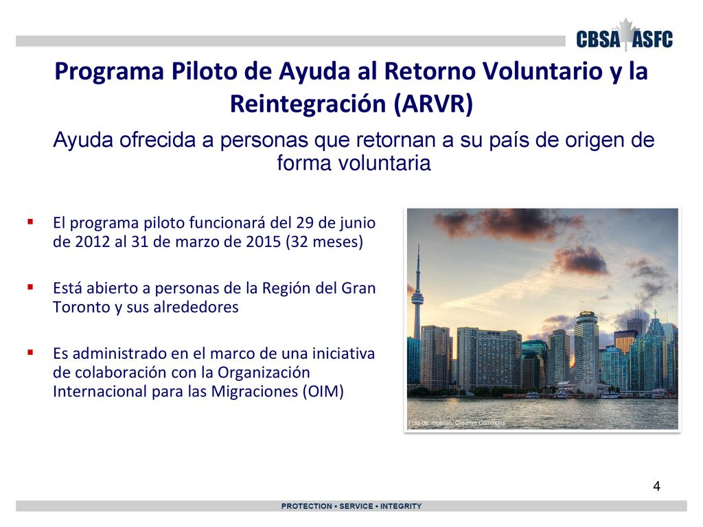 Programa Piloto de Ayuda al Retorno Voluntario y la Reintegración (ARVR)