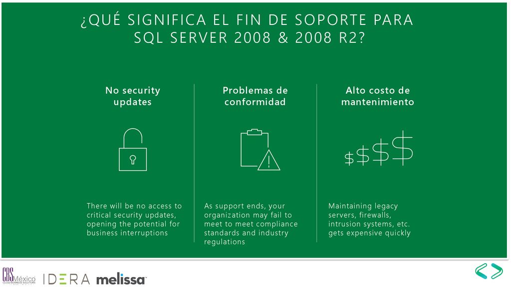 ¿Qué significa el fin de soporte para SQL Server 2008 & 2008 R2