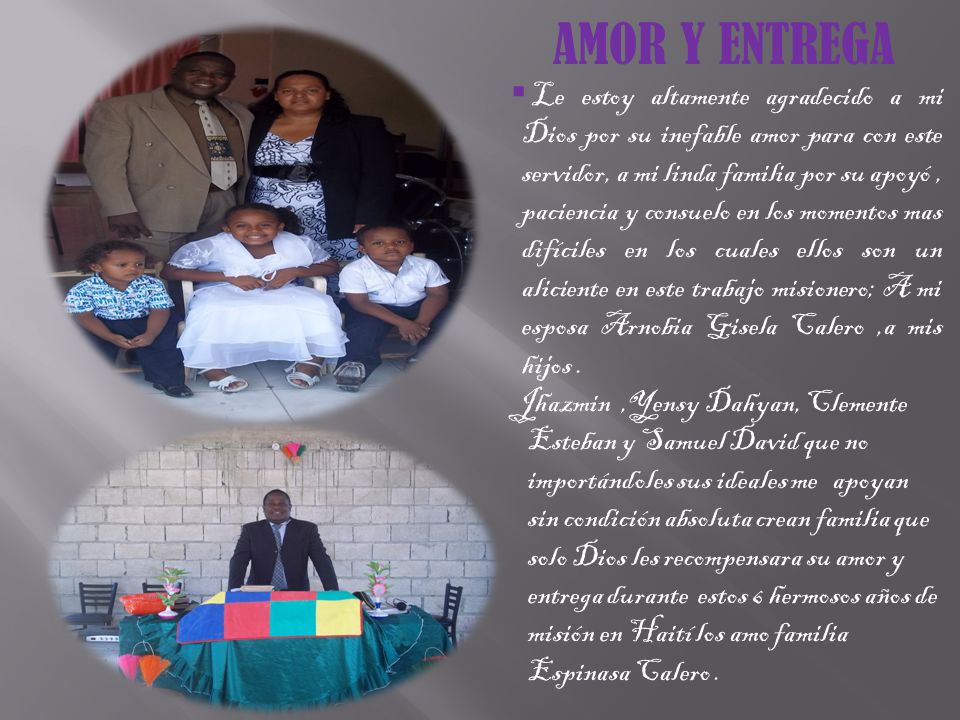 AMOR Y ENTREGA