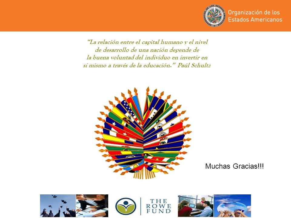 Muchas Gracias!!! La relación entre el capital humano y el nivel