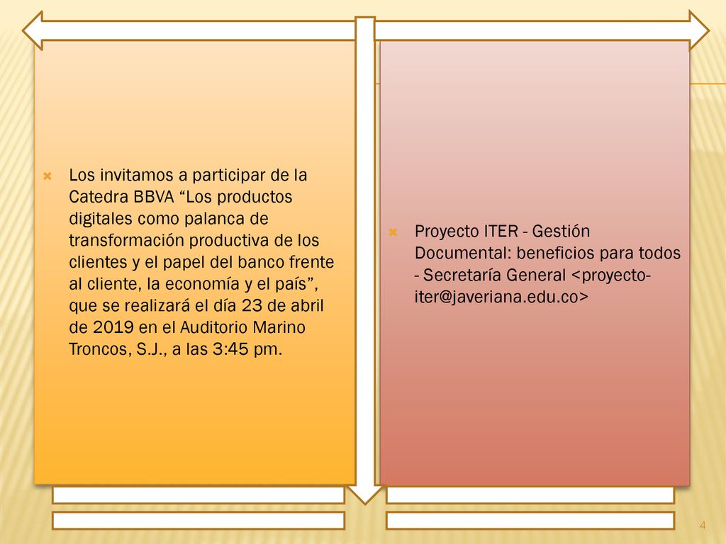 Los invitamos a participar de la Catedra BBVA Los productos digitales como palanca de transformación productiva de los clientes y el papel del banco frente al cliente, la economía y el país , que se realizará el día 23 de abril de 2019 en el Auditorio Marino Troncos, S.J., a las 3:45 pm.