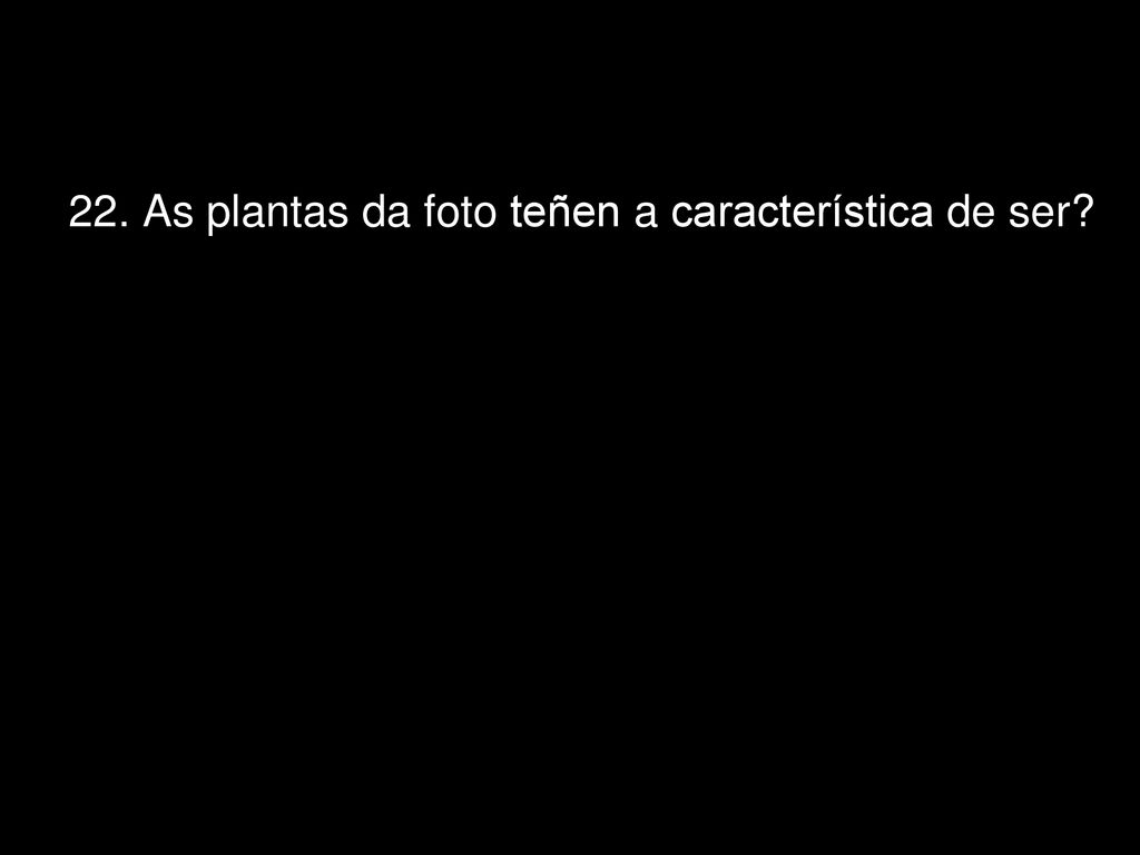 22. As plantas da foto teñen a característica de ser