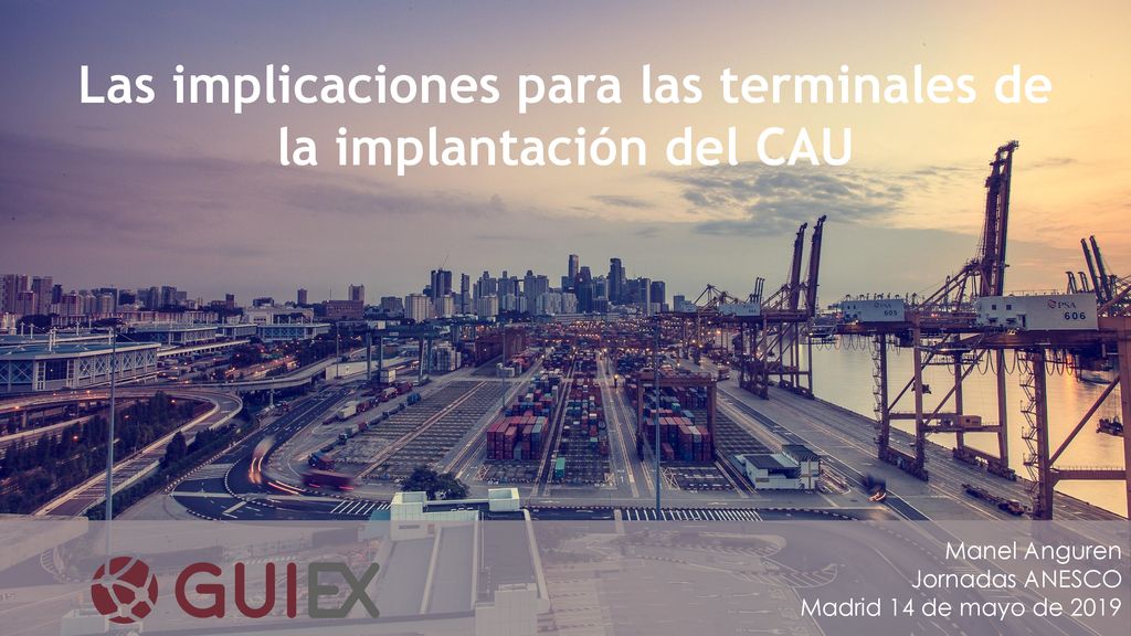 Las implicaciones para las terminales de la implantación del CAU